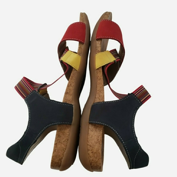 Remonte Colorful Strappy Sandals Size 39 Adjustable Strap Comfort - Picture 9 of 12